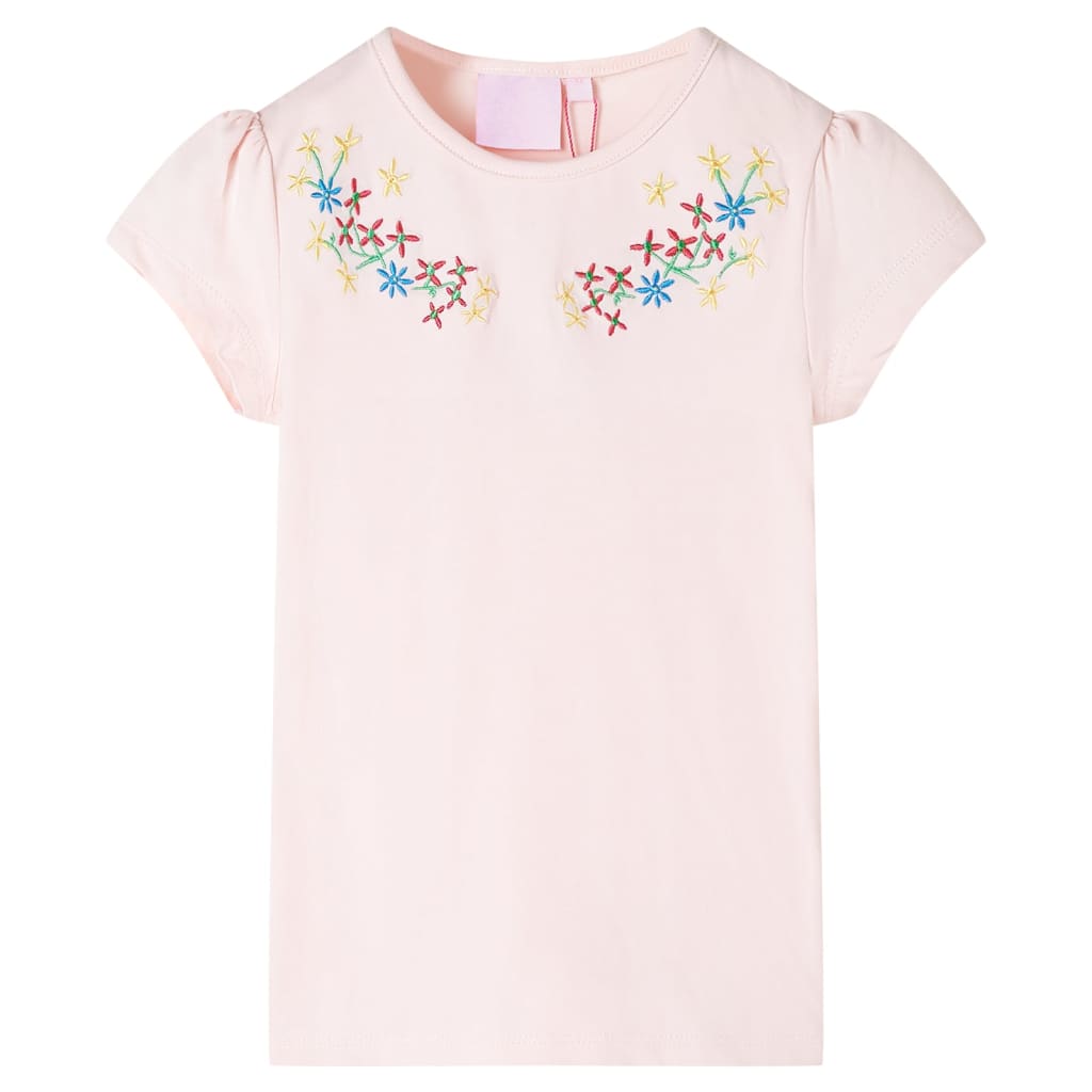 VidaXL Kindershirt 104 zartrosa