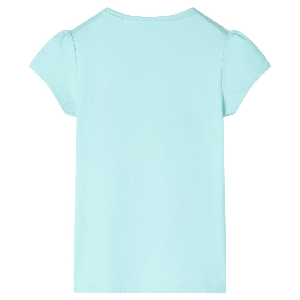 VidaXL Kindershirt 140 Hellseeblau