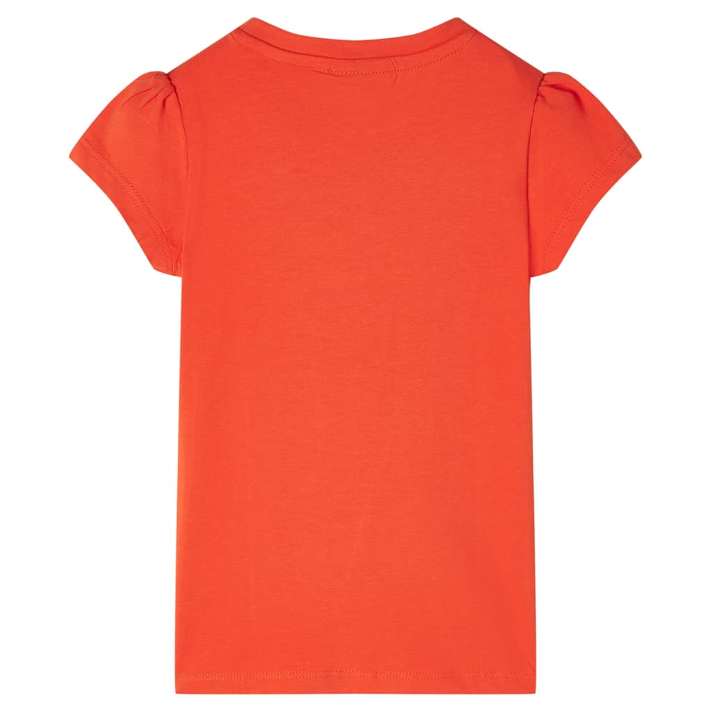 VidaXL Kindershirt 116 Dunkelorange