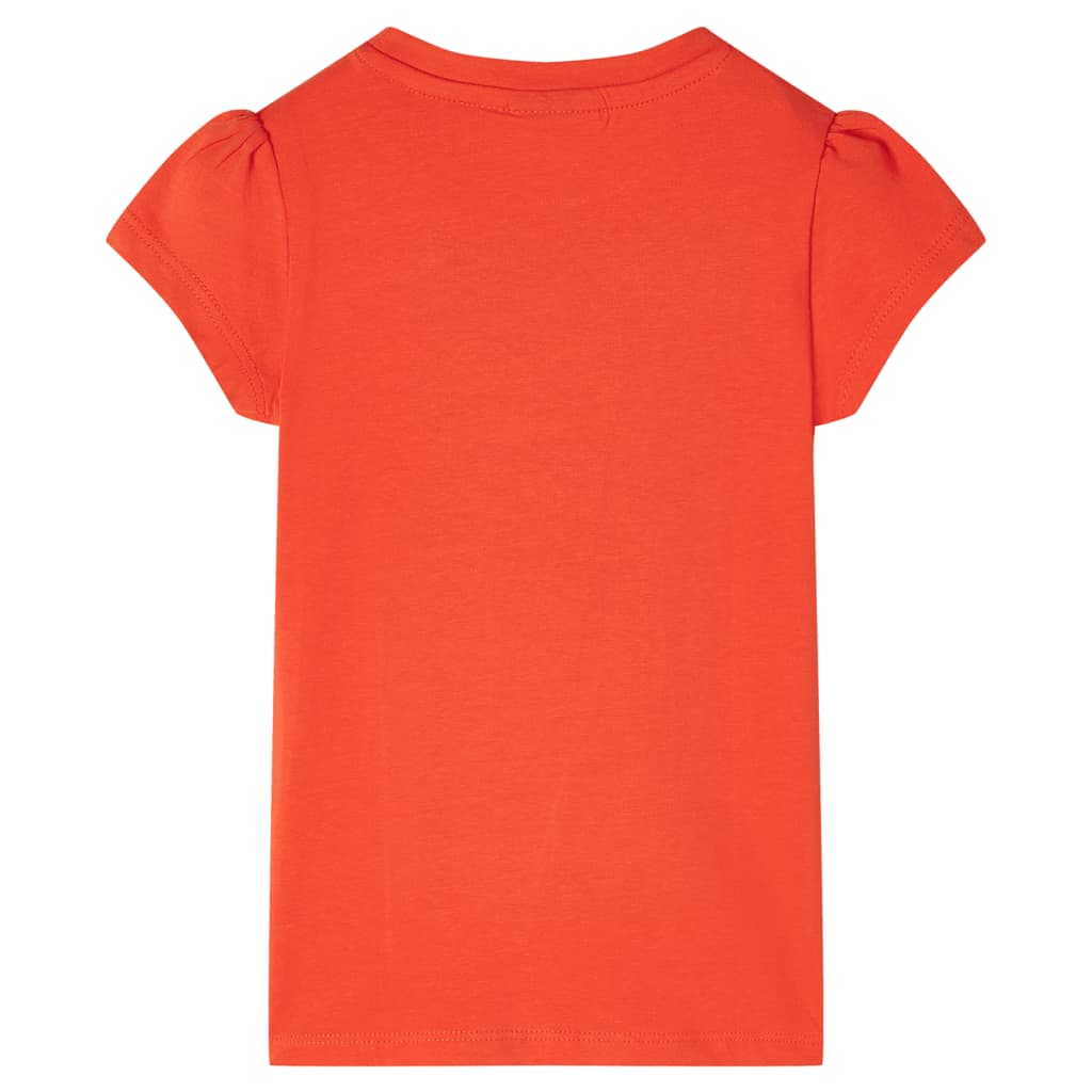 VidaXL Kindershirt 140 Dunkelorange