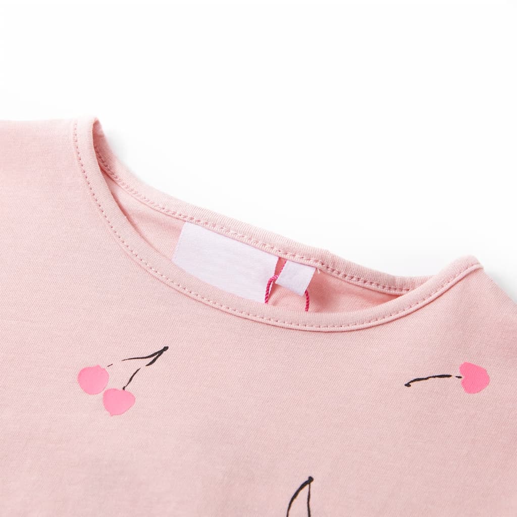 VidaXL Kindershirt 92 hellrosa