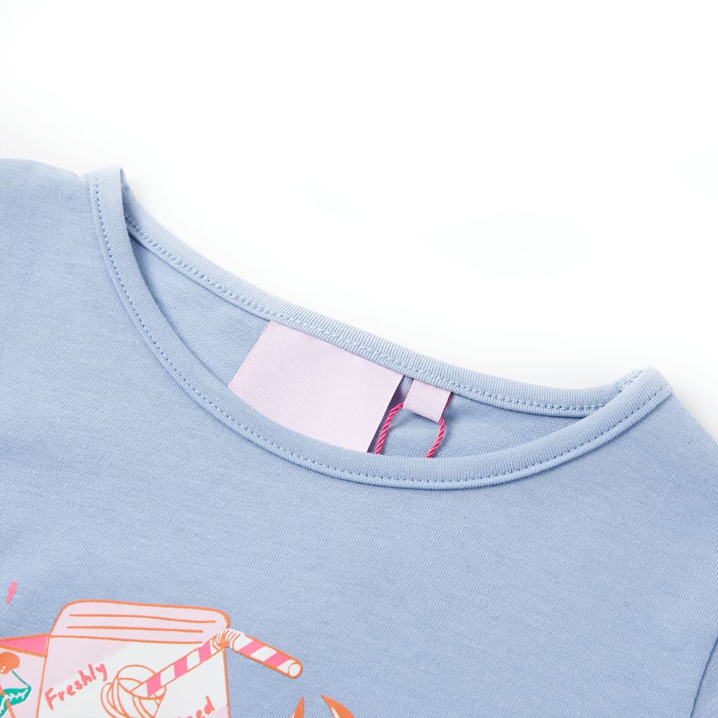 VidaXL Kindershirt 140 blau