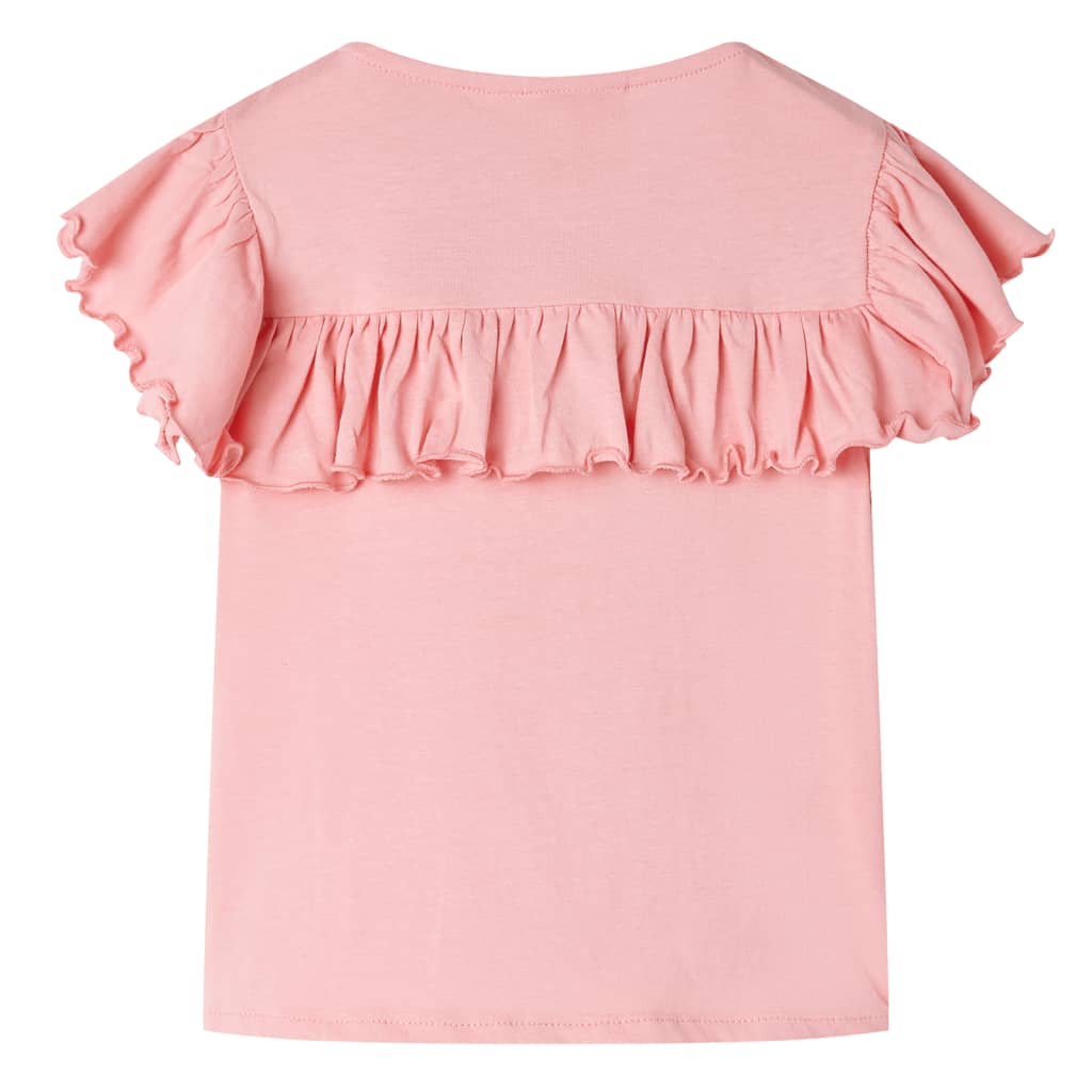 VidaXL Kindershirt 128 mittelrosa