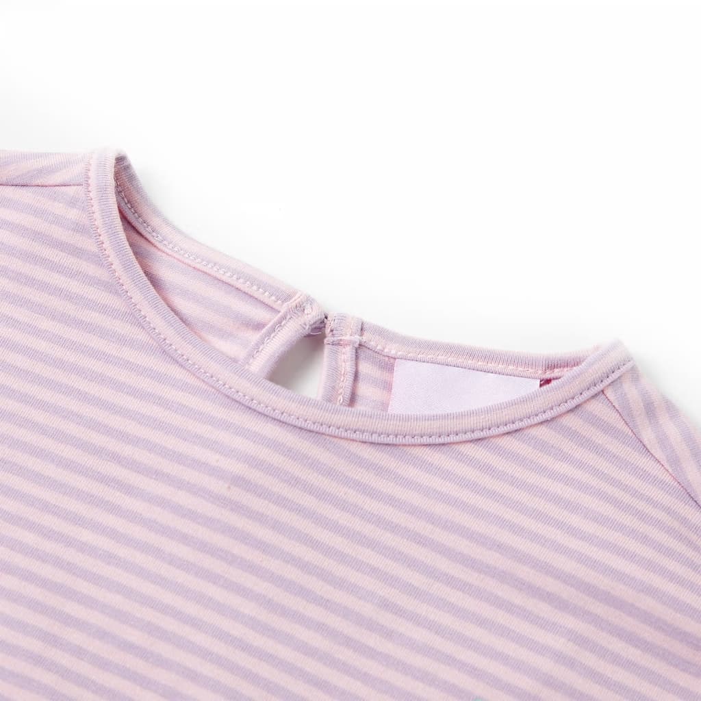 VidaXL Kindershirt mit Ärmeln mit Rüschen 92 Flieder