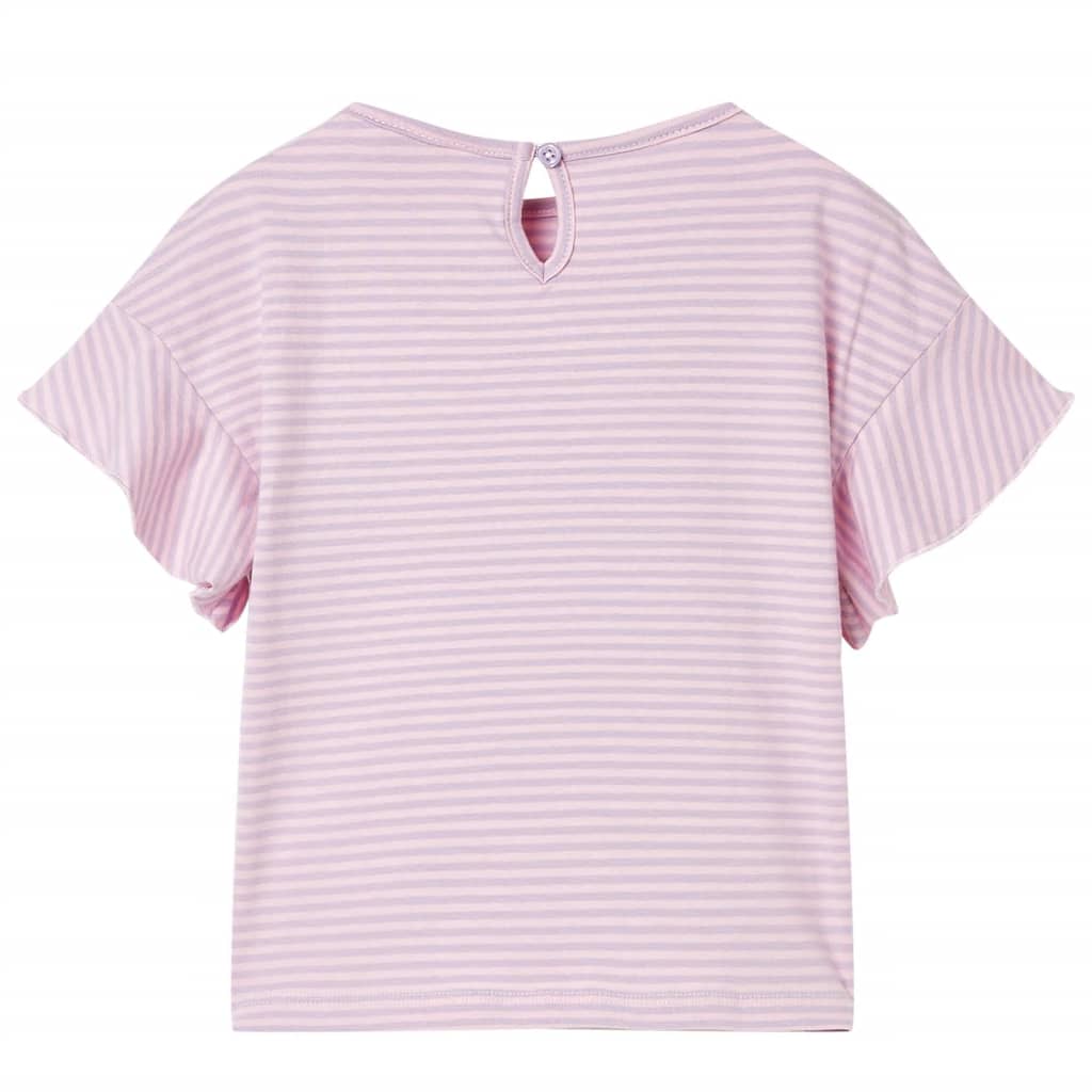 VidaXL Kindershirt mit Ärmeln mit Rüschen 116 Flieder