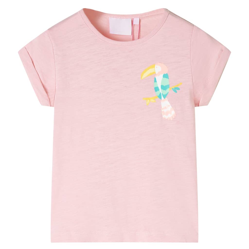 VidaXL Kindershirt 92 hellrosa