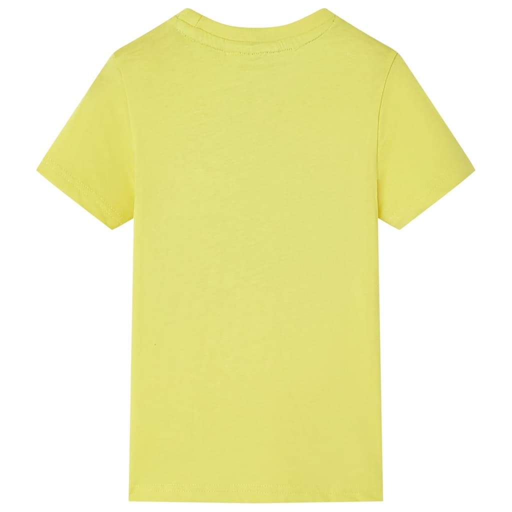 VidaXL Kindershirt mit kurzen Ärmeln 92 Gelb