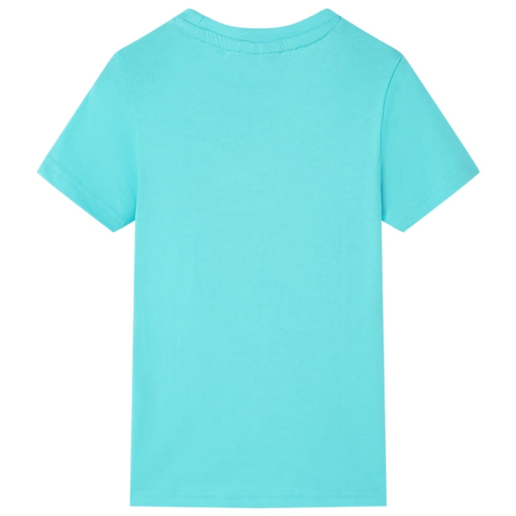 VidaXL Kindershirt mit kurzen Ärmeln 116 Meeresblau