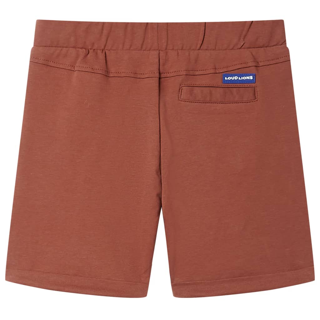 VidaXL Kindershorts mit Kordelzug 92 braun