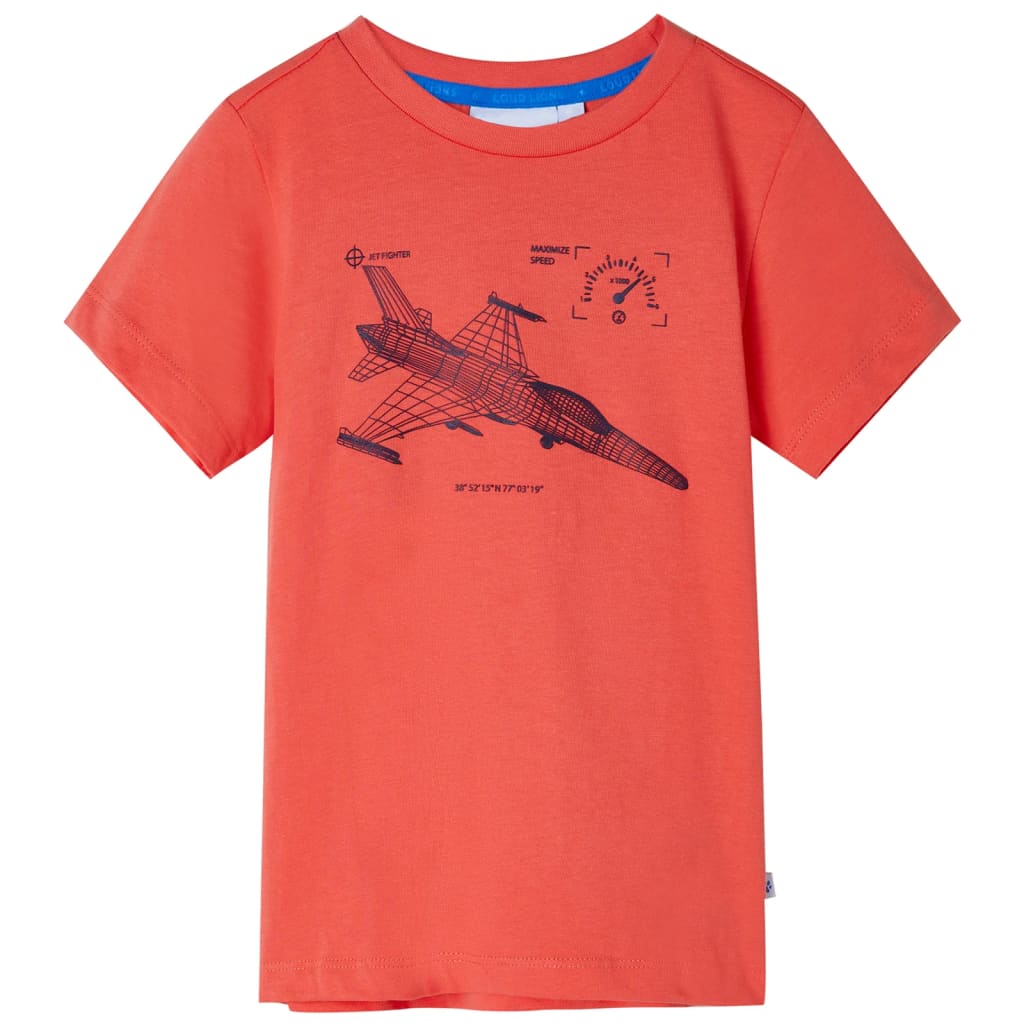 VidaXL Kindershirt 92 hellrot