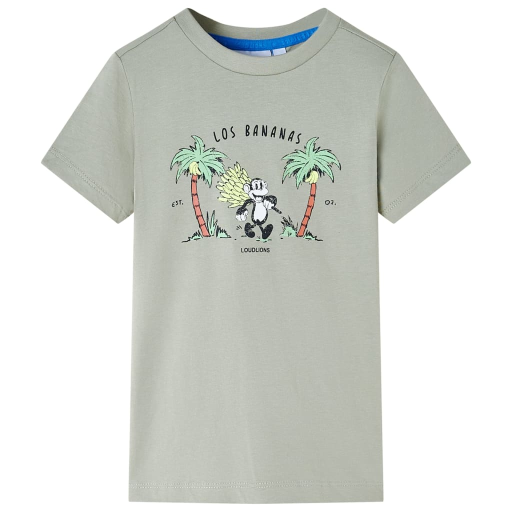 VidaXL Kindershirt 92 hellkhaki