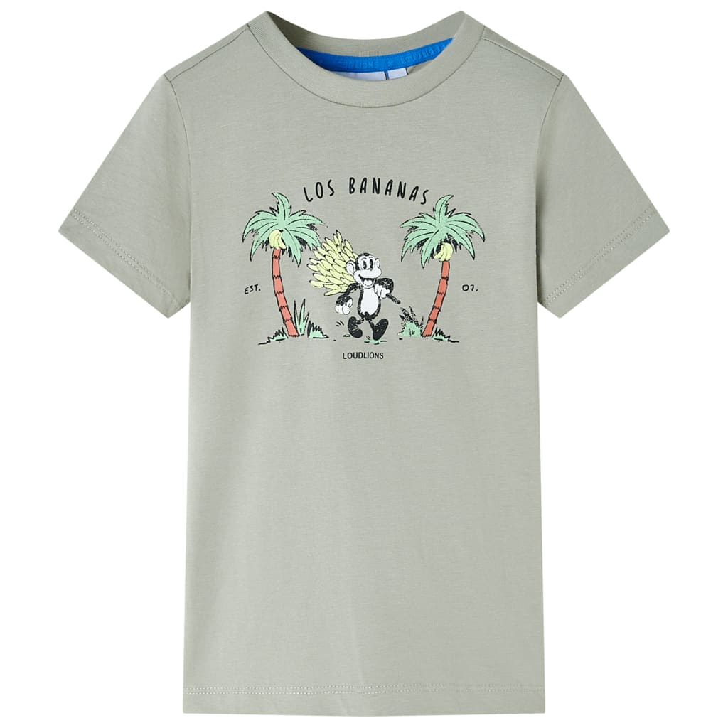 VidaXL Kinderhemd 116 helles Khaki