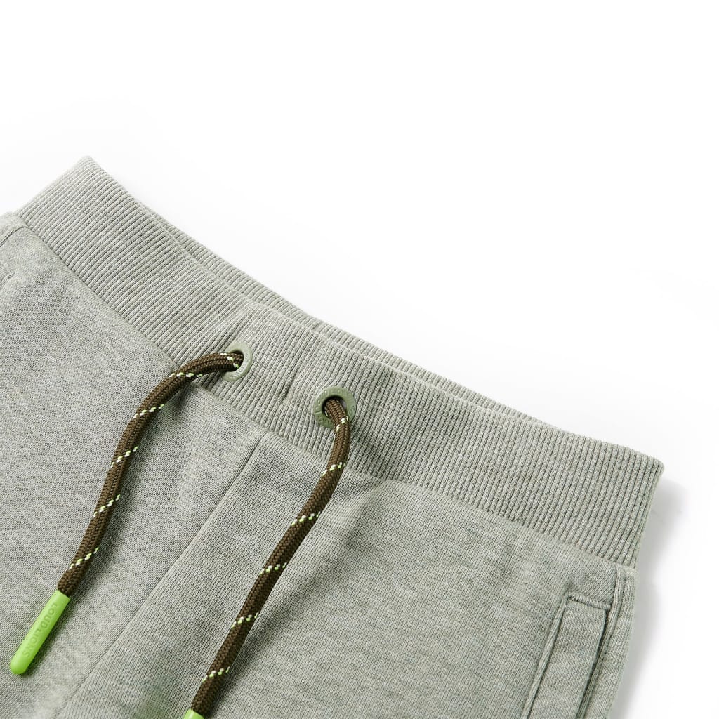 Vidaxl Kindershorts mit Kordelzug 116 gemischtes helles Khaki