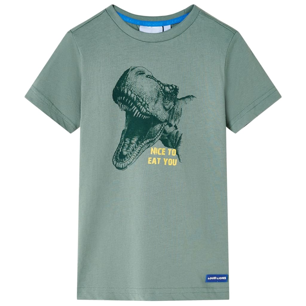 VidaXL Kindershirt 140 Khaki