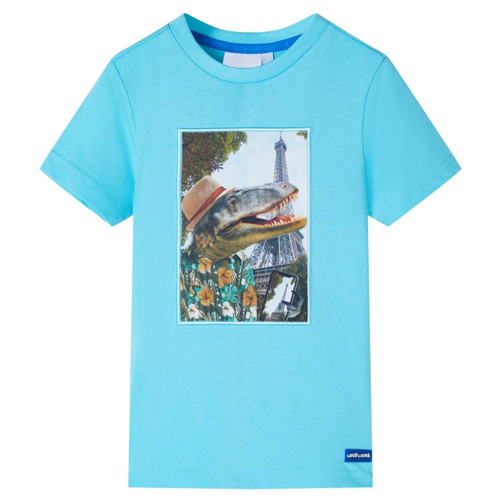 VidaXL Kindershirt 116 Meerblau