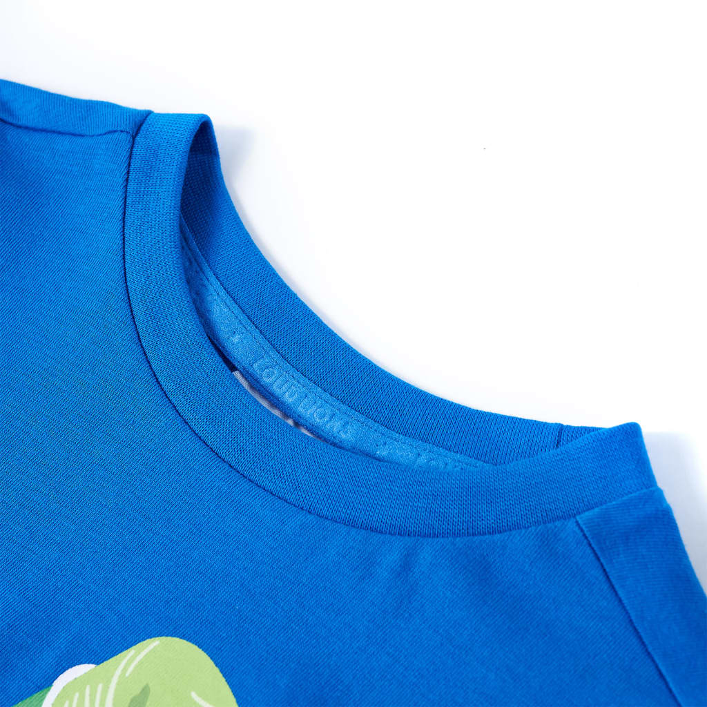 VidaXL Kindershirt 104 leuchtend blau