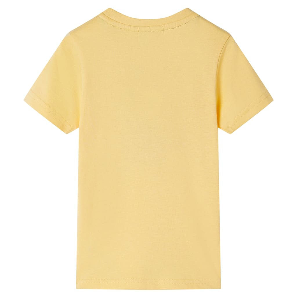 VidaXL Kindershirt mit kurzen Ärmeln 104 Gelb