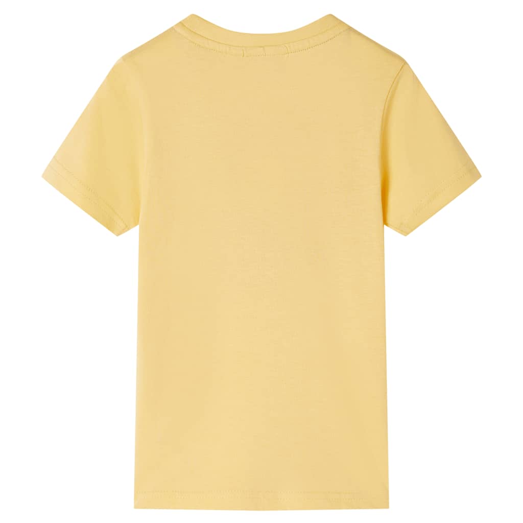 VidaXL Kindershirt mit kurzen Ärmeln 116 Gelb