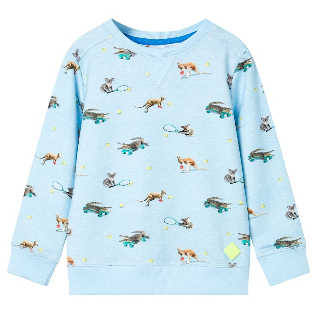 VidaXL Kinderpullover 128 Hellblau gemischt