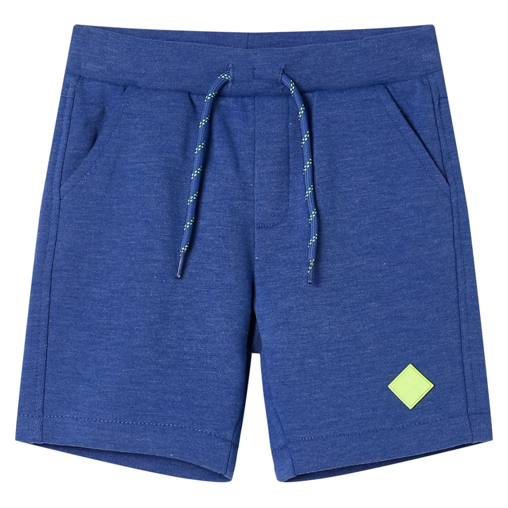 VidaXL Kindershorts mit Kordelzug 116 melangeblau