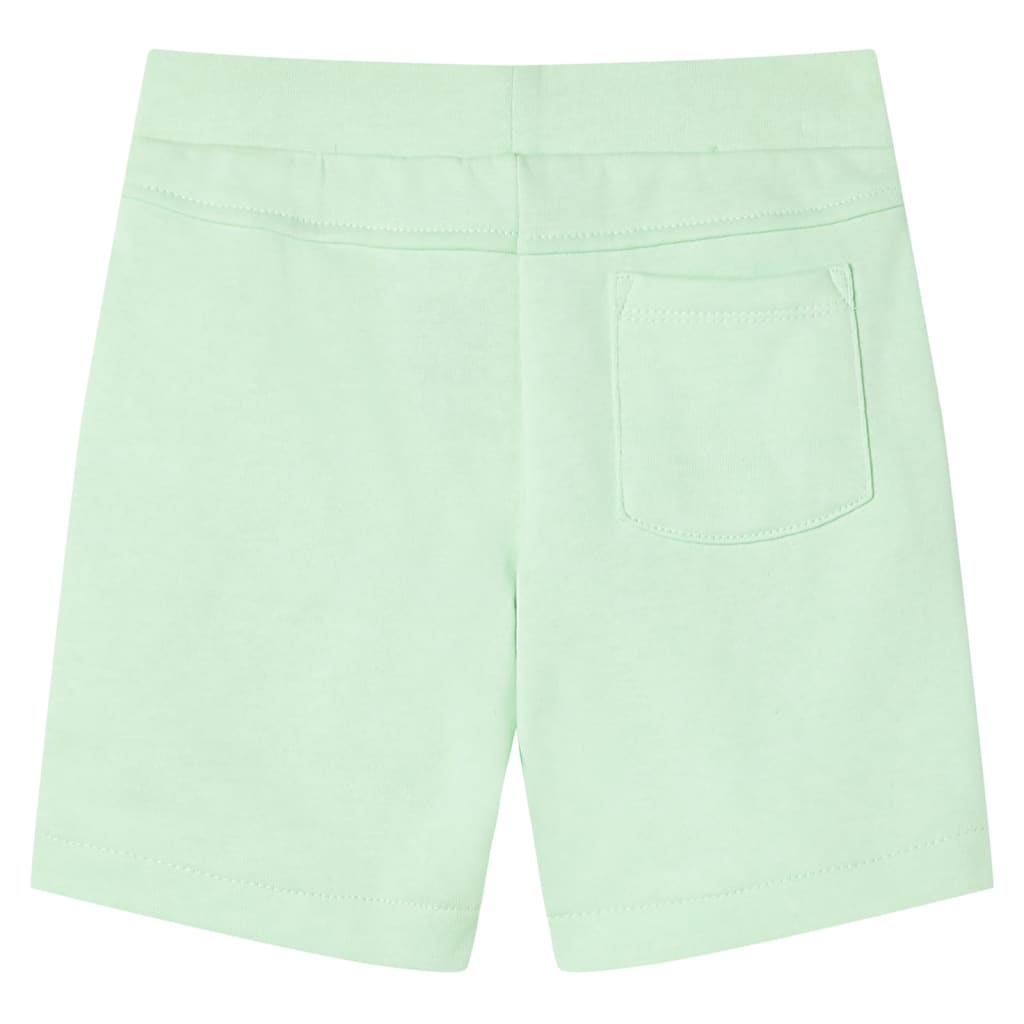 VidaXL Kindershorts mit Kordelzug 92 Hellgrün