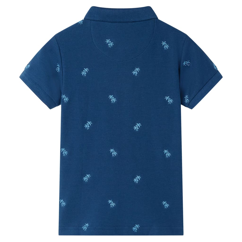 VidaXL Kinderpoloshirt 140 dunkelblau
