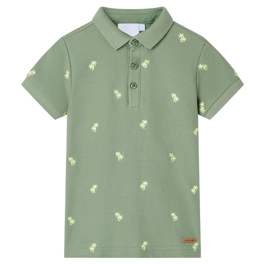 VidaXL Kinderpoloshirt 140 Khaki