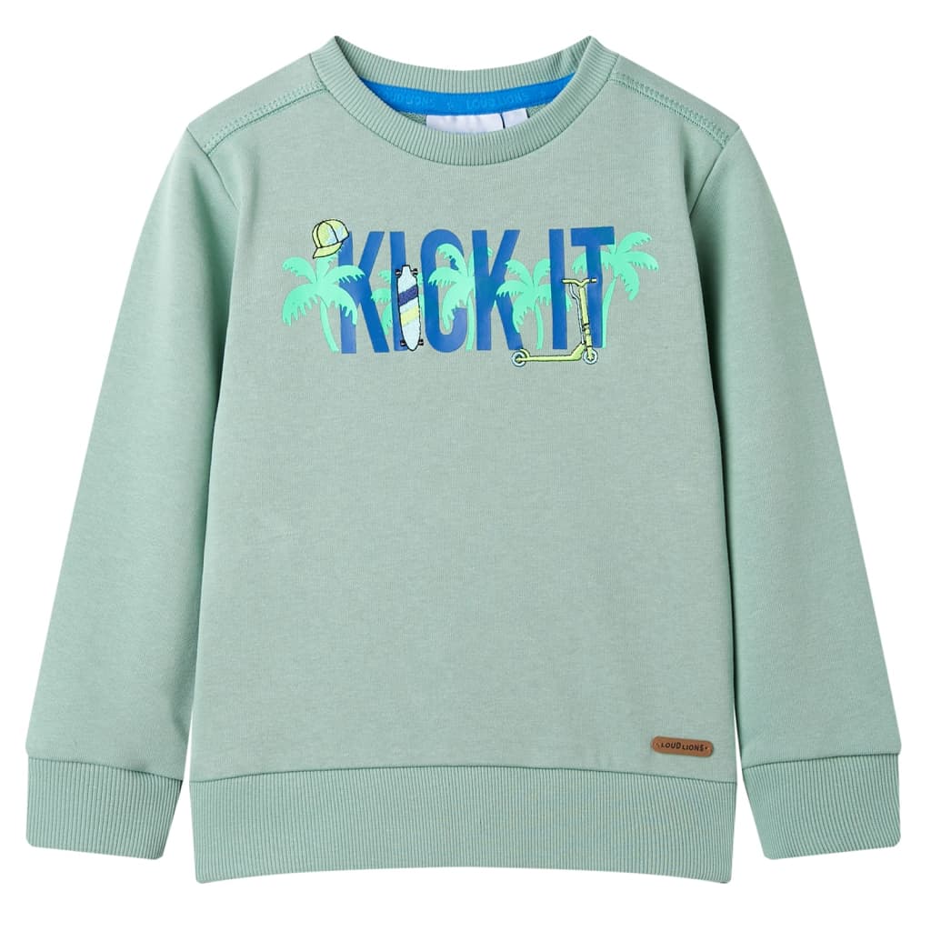 VidaXL Kinderpullover 116 helles Khaki