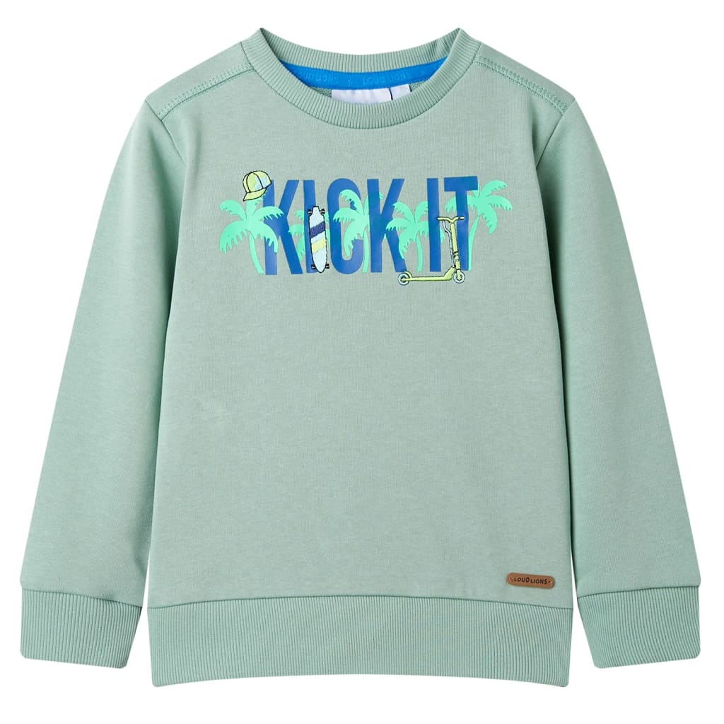 VidaXL Kinderpullover 128 Hellkhaki