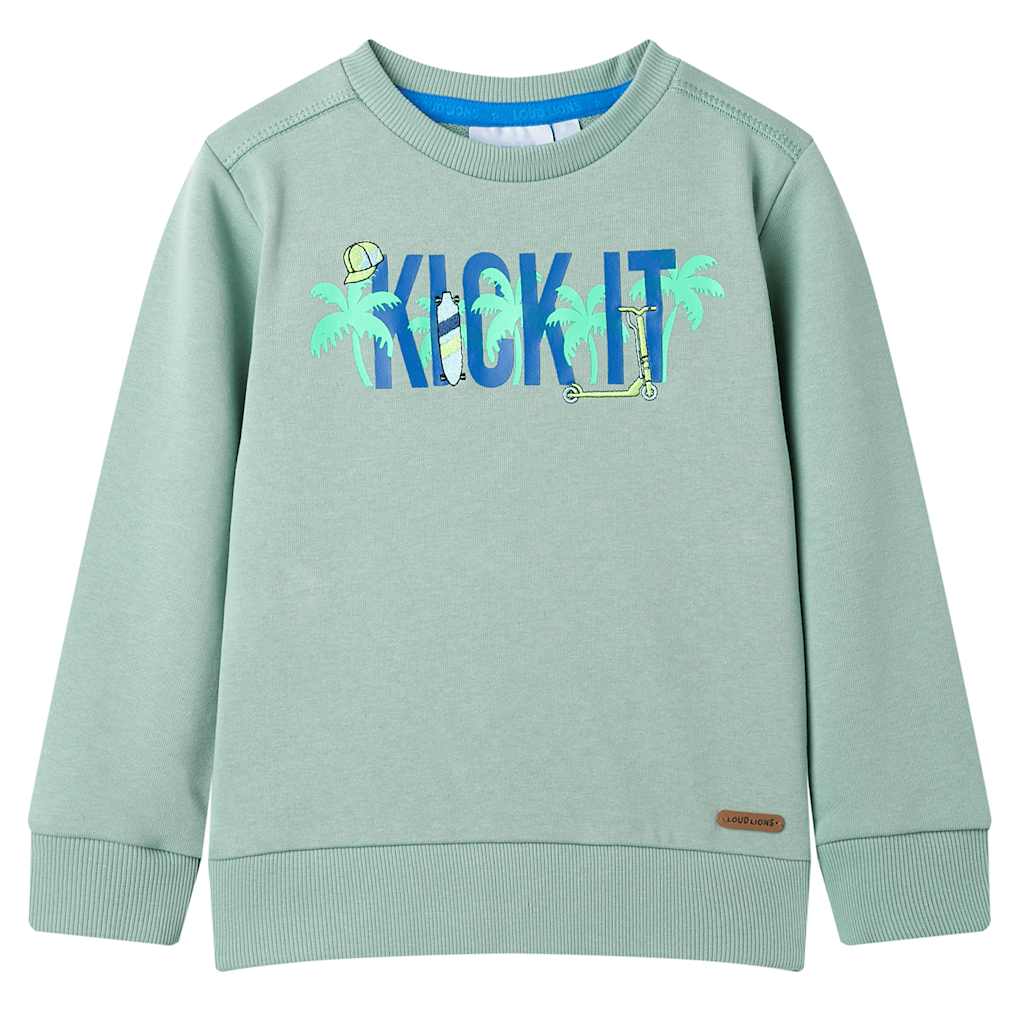 VidaXL Kinderpullover 140 Hellkhaki
