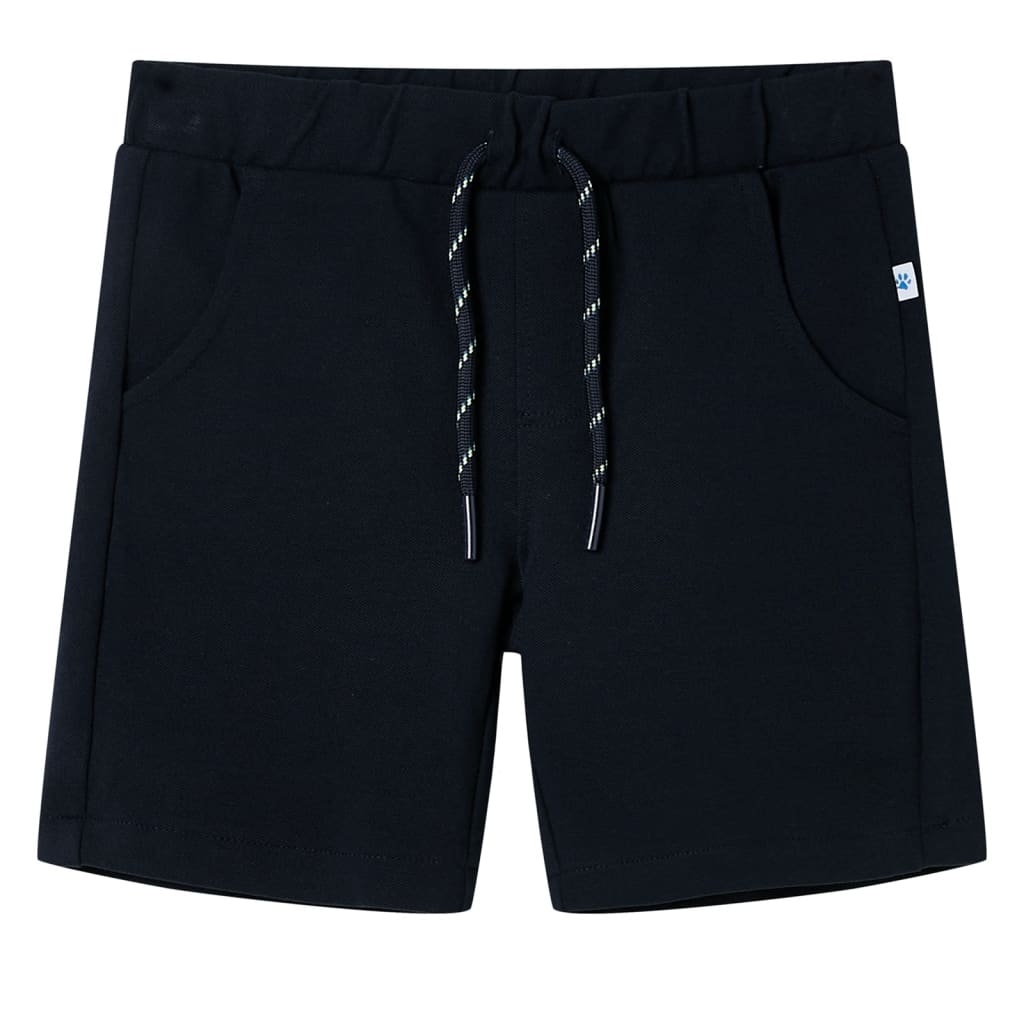 VidaXL Kindershorts mit Kordelzug 104 Marineblau