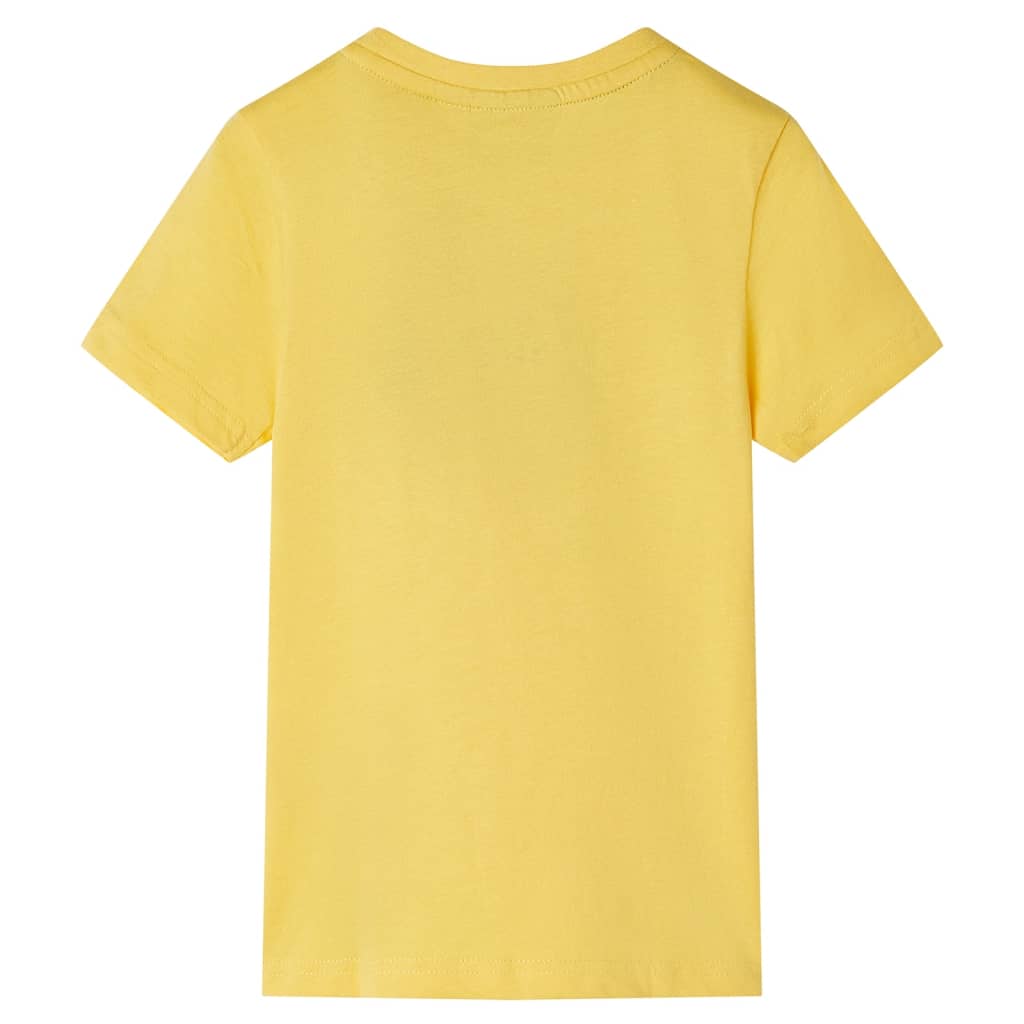 VidaXL Kindershirt mit kurzen Ärmeln 116 hellocker