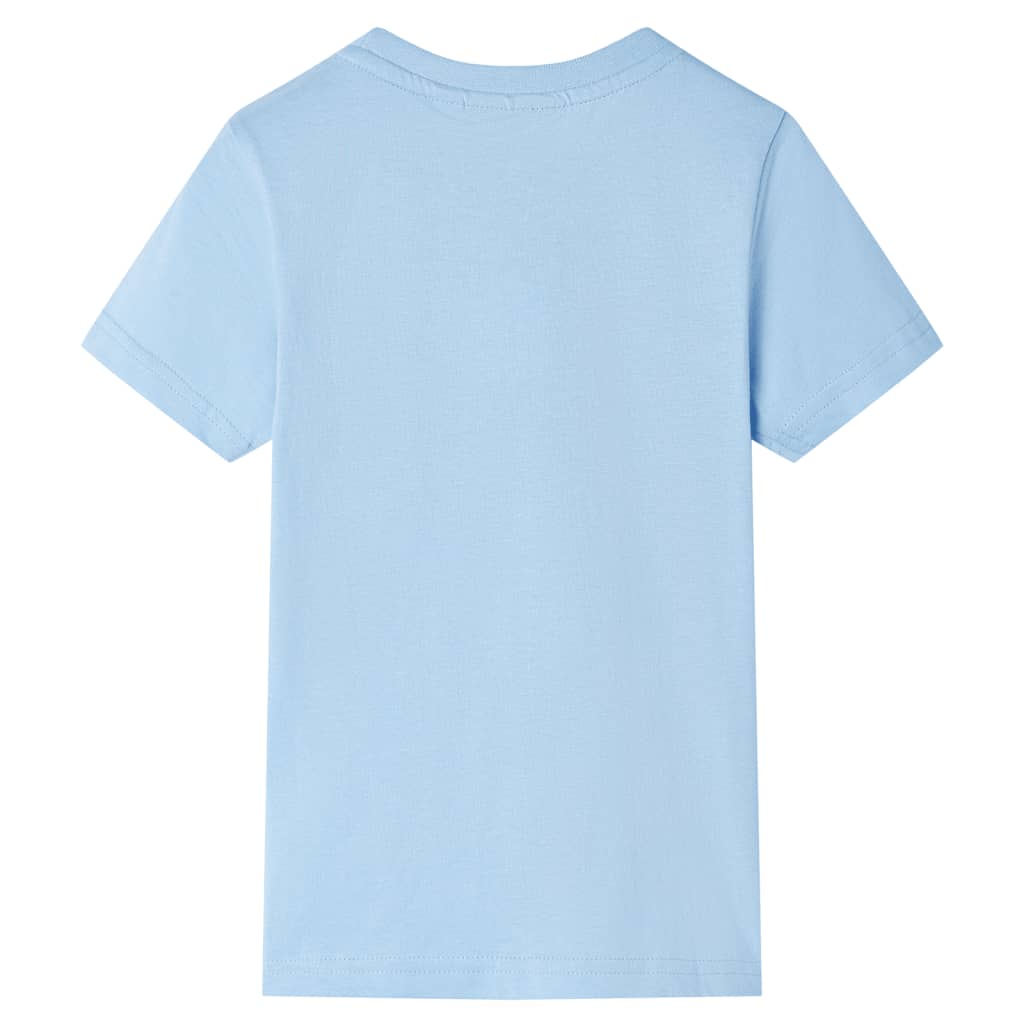 VidaXL Kindershirt mit kurzen Ärmeln 92 Hellblau