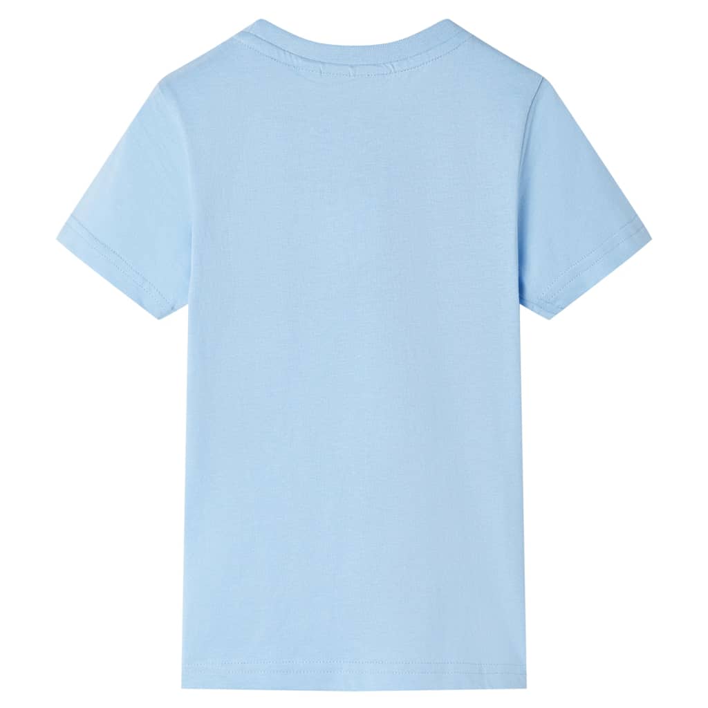 VidaXL Kindershirt mit kurzen Ärmeln 104 Hellblau