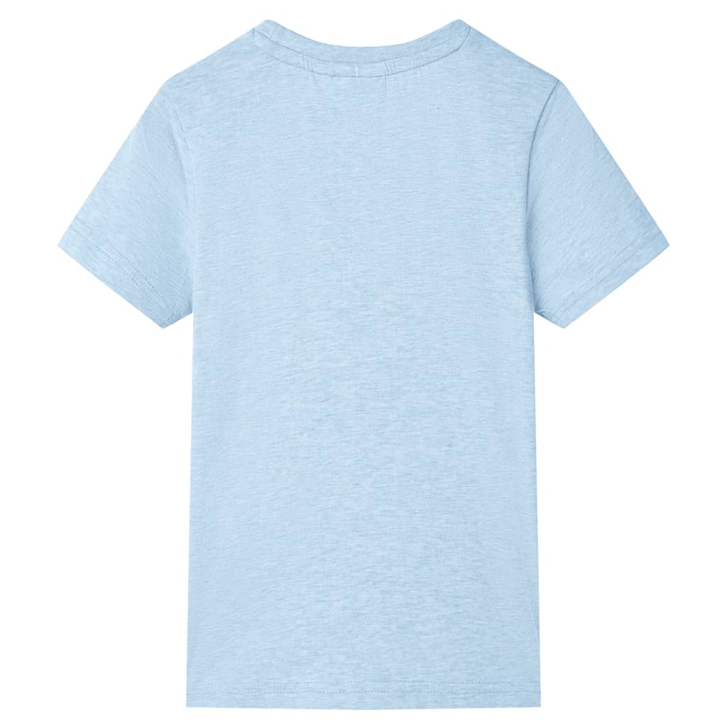 VidaXL Kinderhemd 128 gemischtes weiches Blau