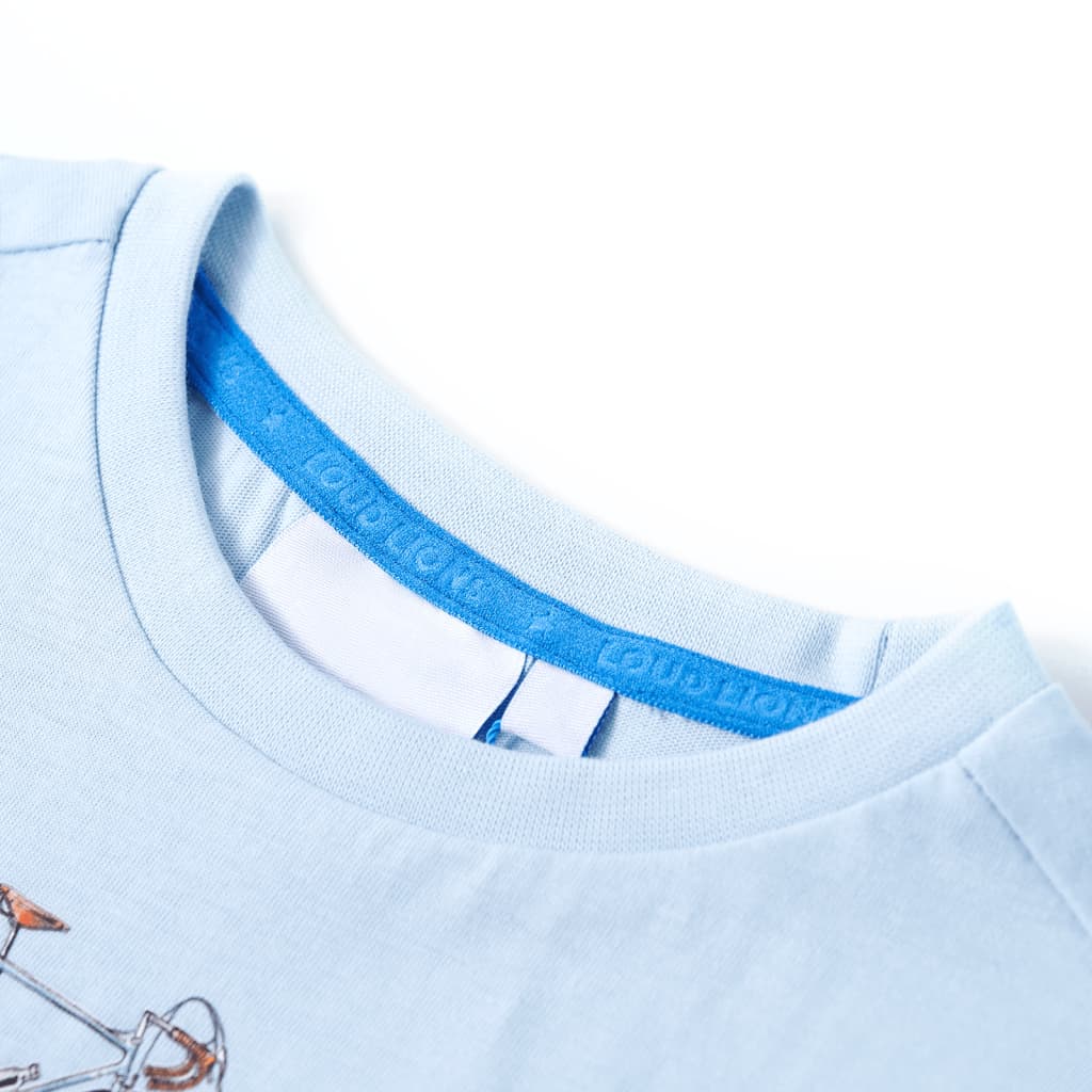 VidaXL Kindershirt 140 Hellblau