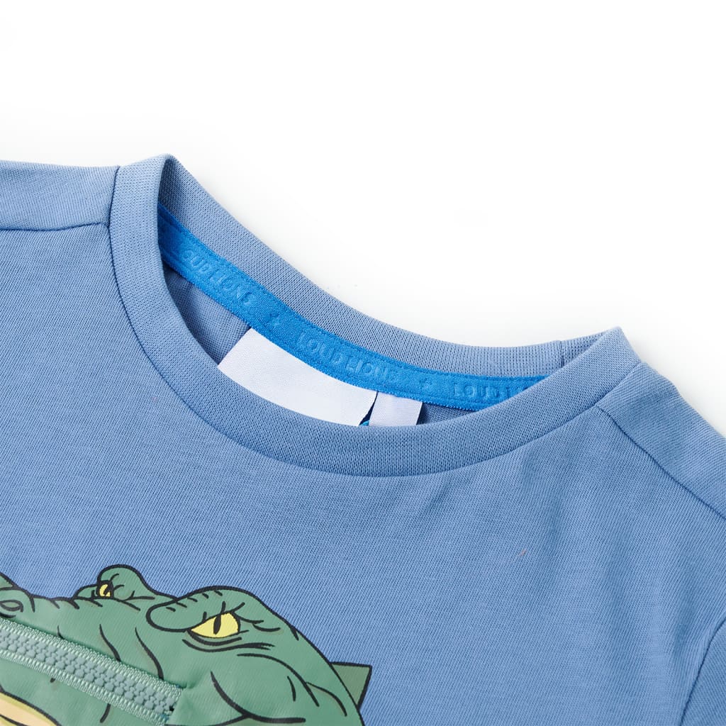 VidaXL Kindershirt 92 mittelblau