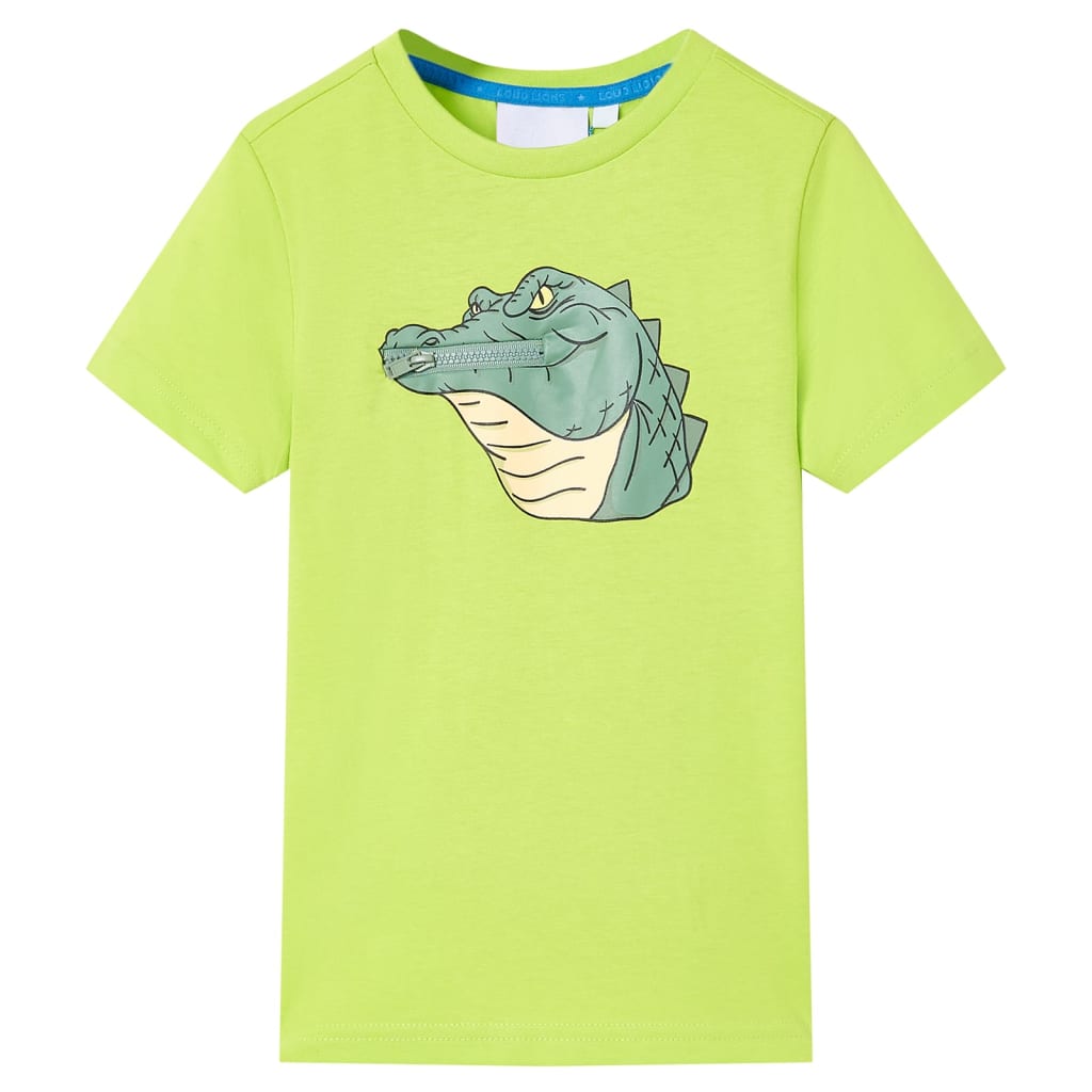 VidaXL Kindershirt 128 Limettengrün