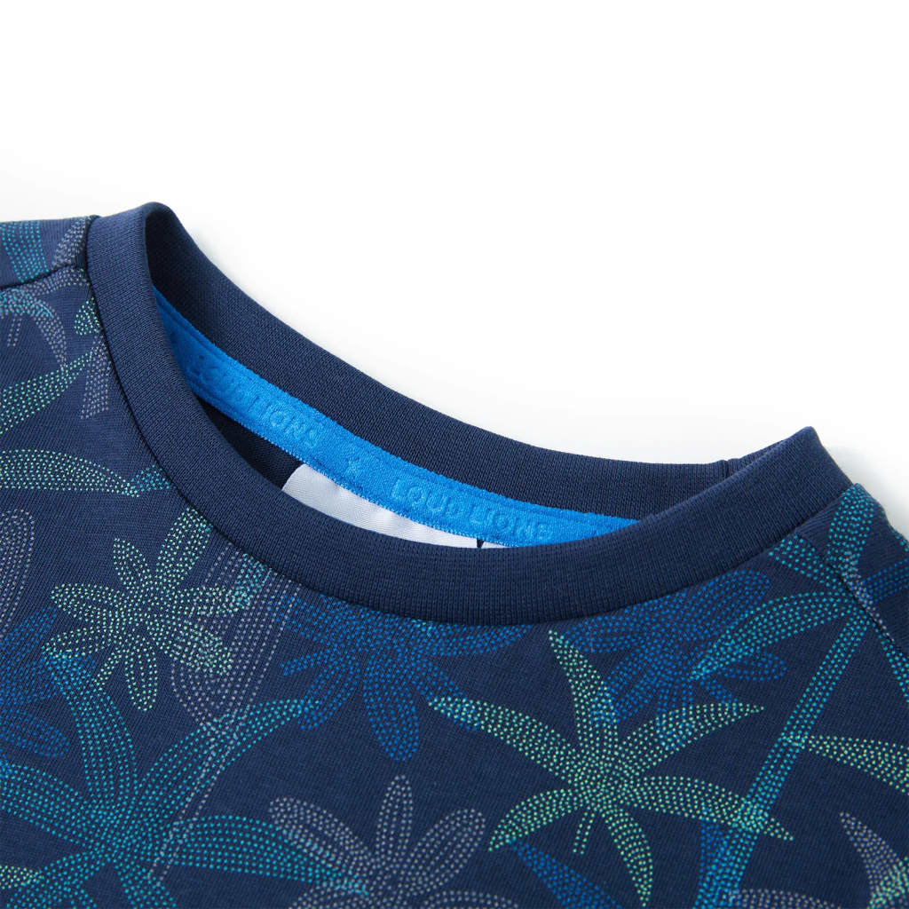 VidaXL Kinderhemd 140 Marineblau