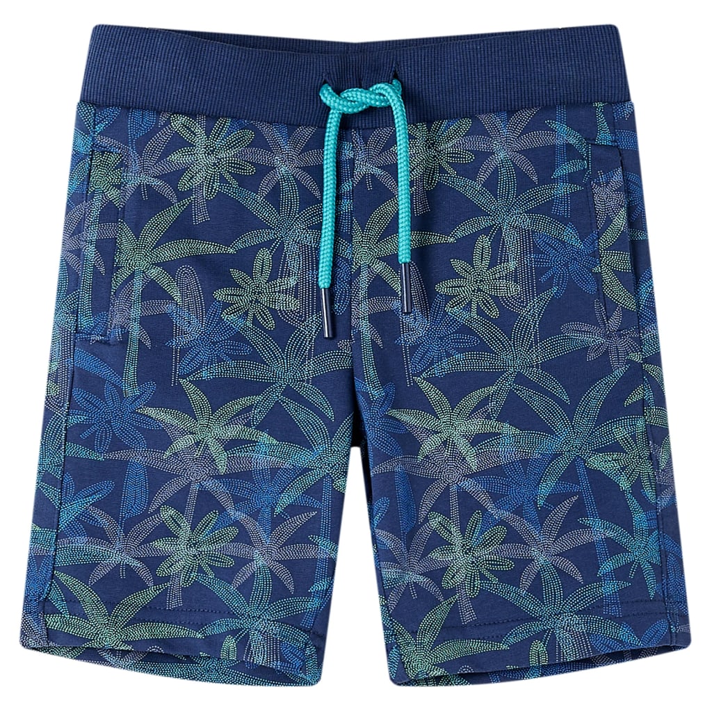 VidaXL Kindershorts mit Kordelzug 140 Marineblau