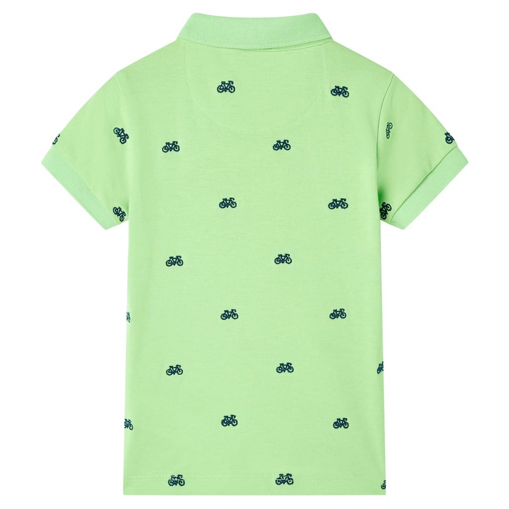 VidaXL Kinder-Poloshirt 104 neongrün