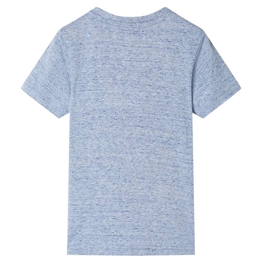 VidaXL Kindershirt mit kurzen Ärmeln 104 blau gemischt
