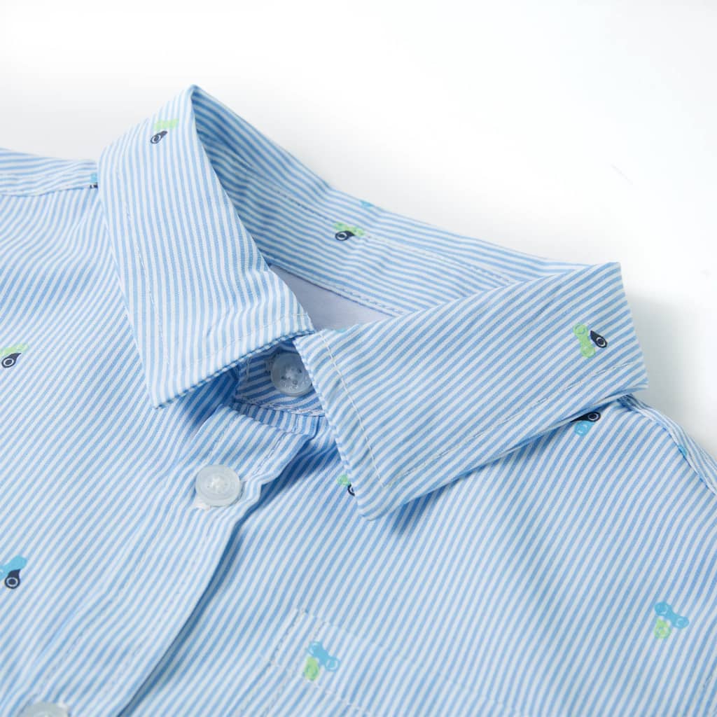 VidaXL Kindershirt 128 Hellblau