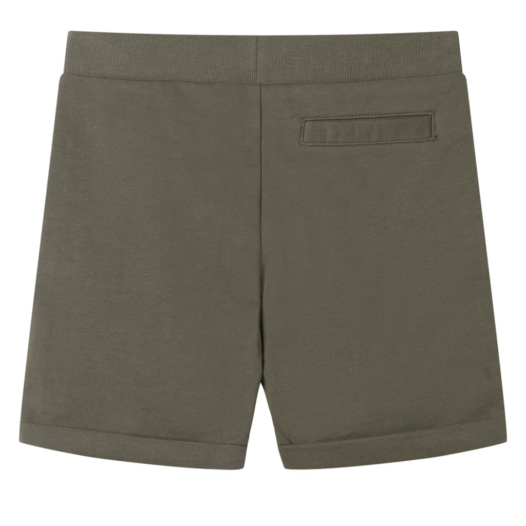 VidaXL Kindershorts mit Kordelzug 104 dunkles Khaki