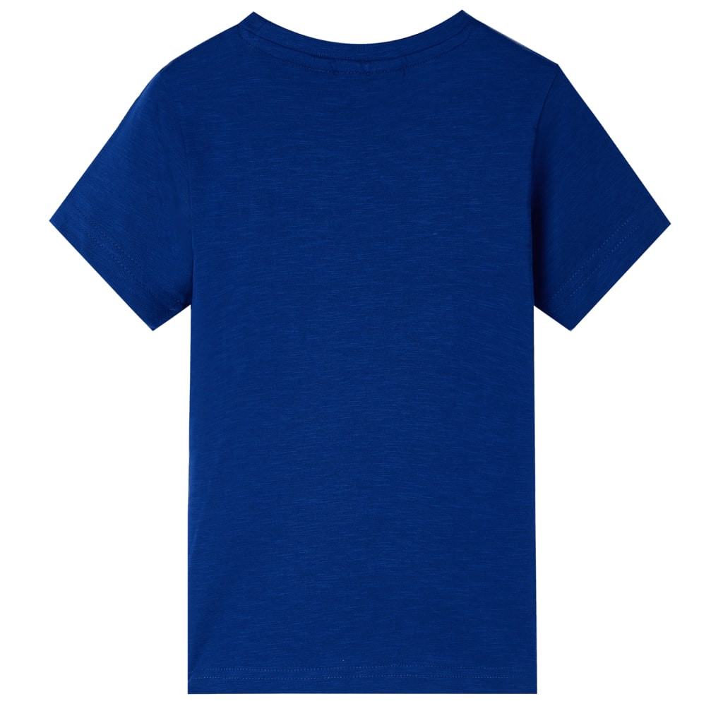VidaXL Kindershirt mit kurzen Ärmeln 92 dunkelblau