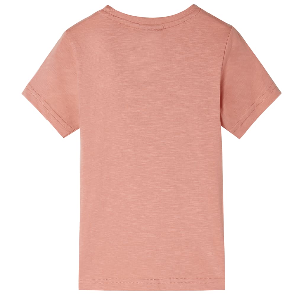 VidaXL Kindershirt mit kurzen Ärmeln 128 Hellorange