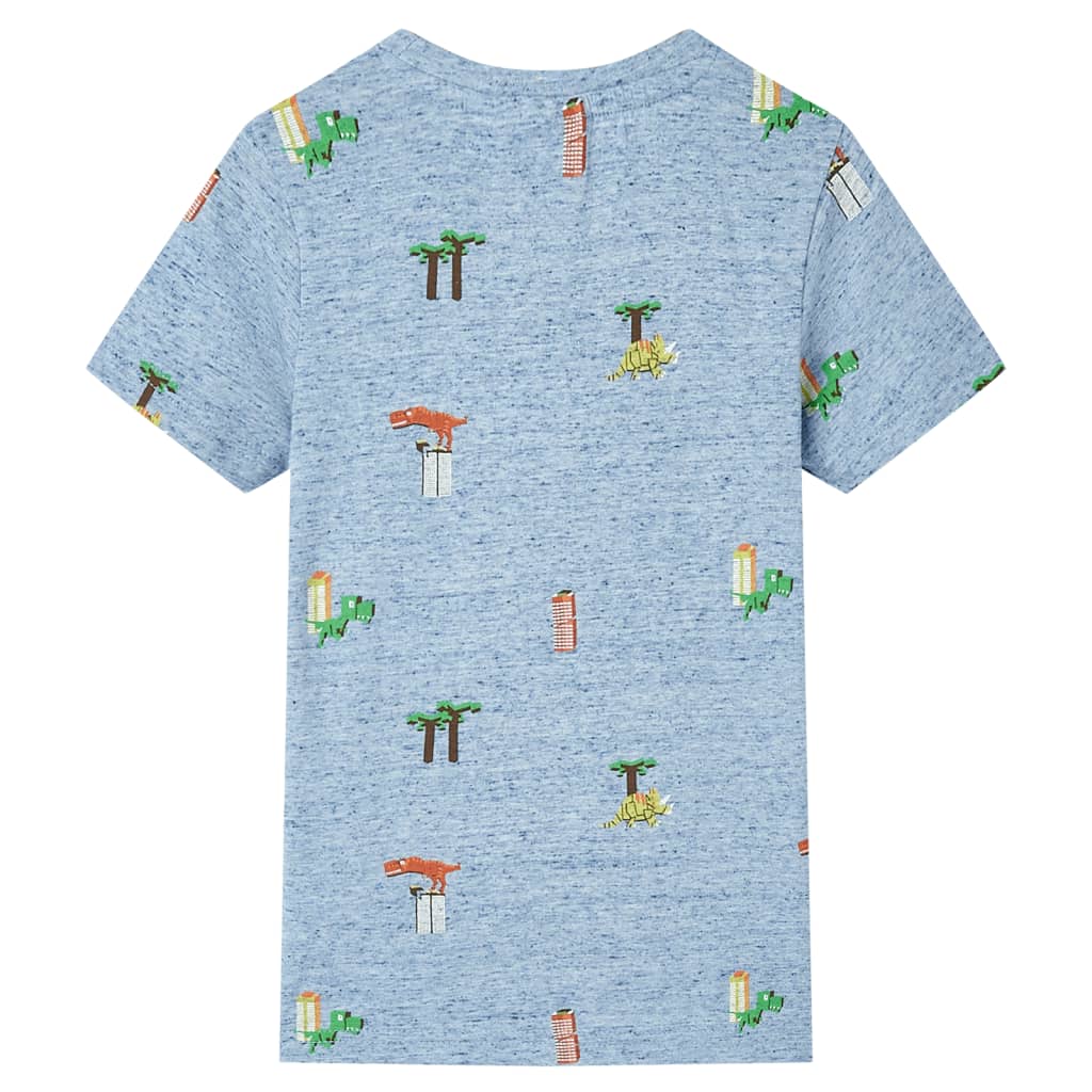 VidaXL Kinderhemd 128 blau gemischt