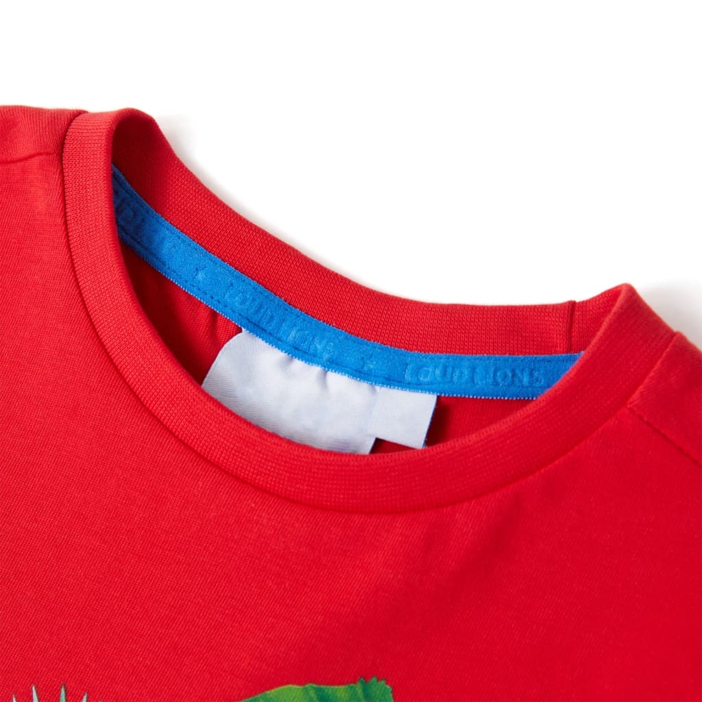 VidaXL Kindershirt 128 rot