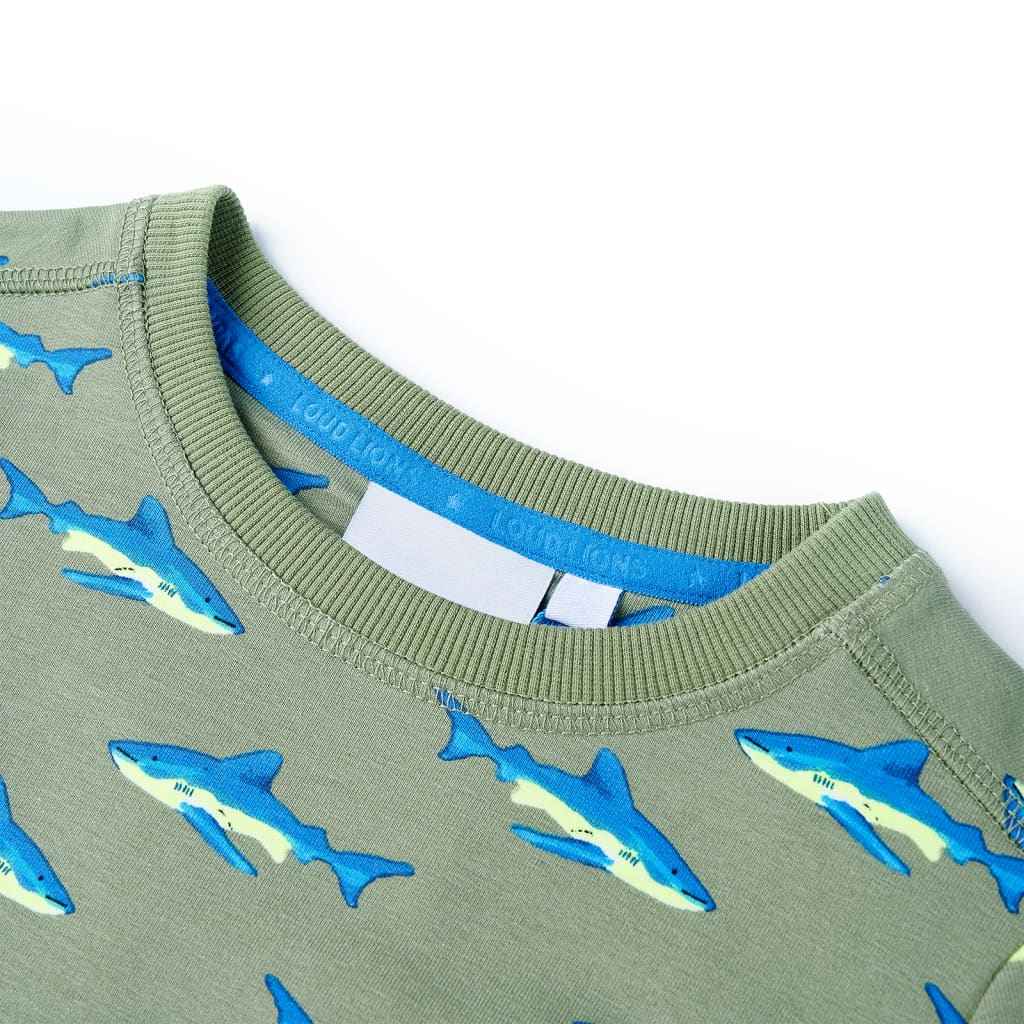 VidaXL Kinderpullover 140 Hellkhaki