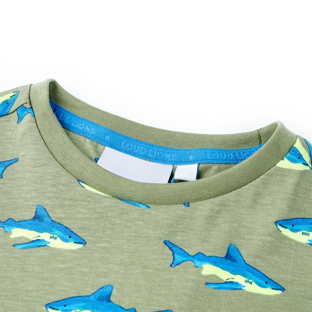 VidaXL Kindershirt 92 hellkhaki